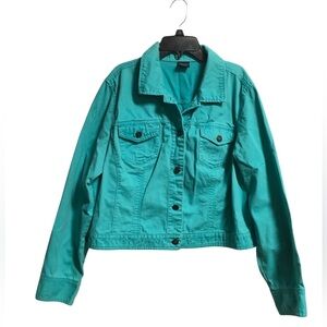 Faded Glory Turquoise Jean Jacket 🩵
